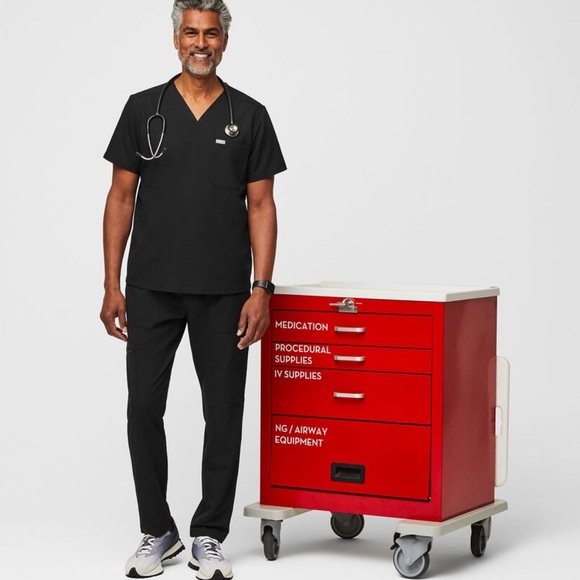 FIGS Chisec Three-Pocket Scrub Top Technical Collection Mens Size Small EUC - Picture 2 of 9